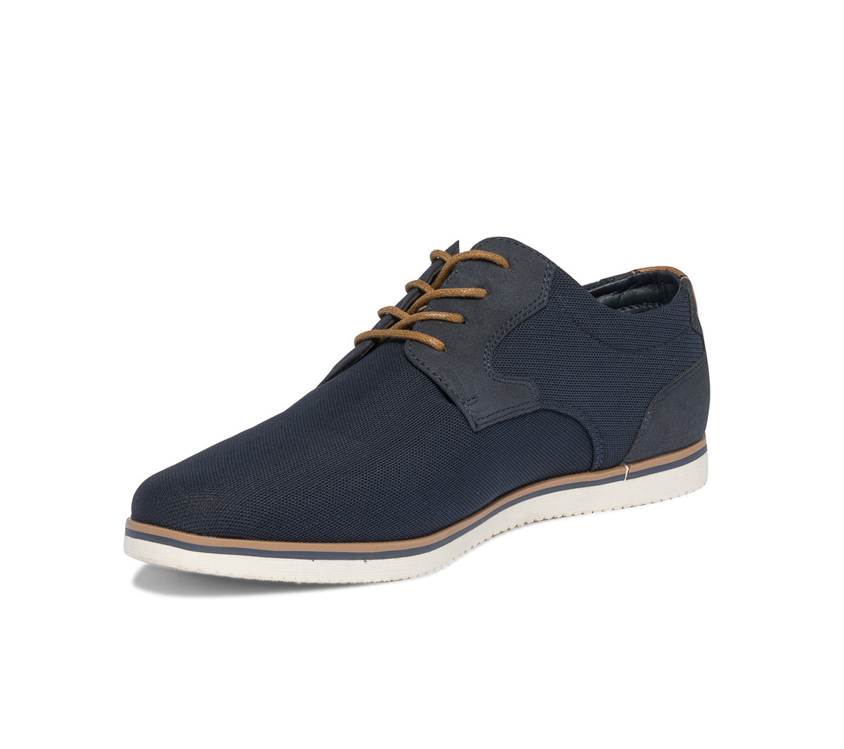 Derby confort marine en textile