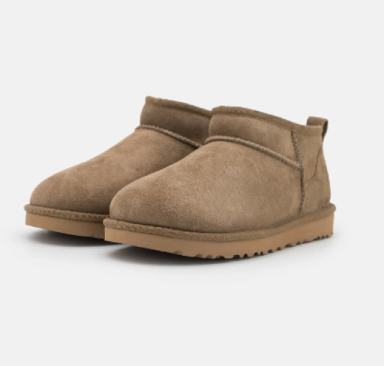 Boots fourrées camel de seconde main