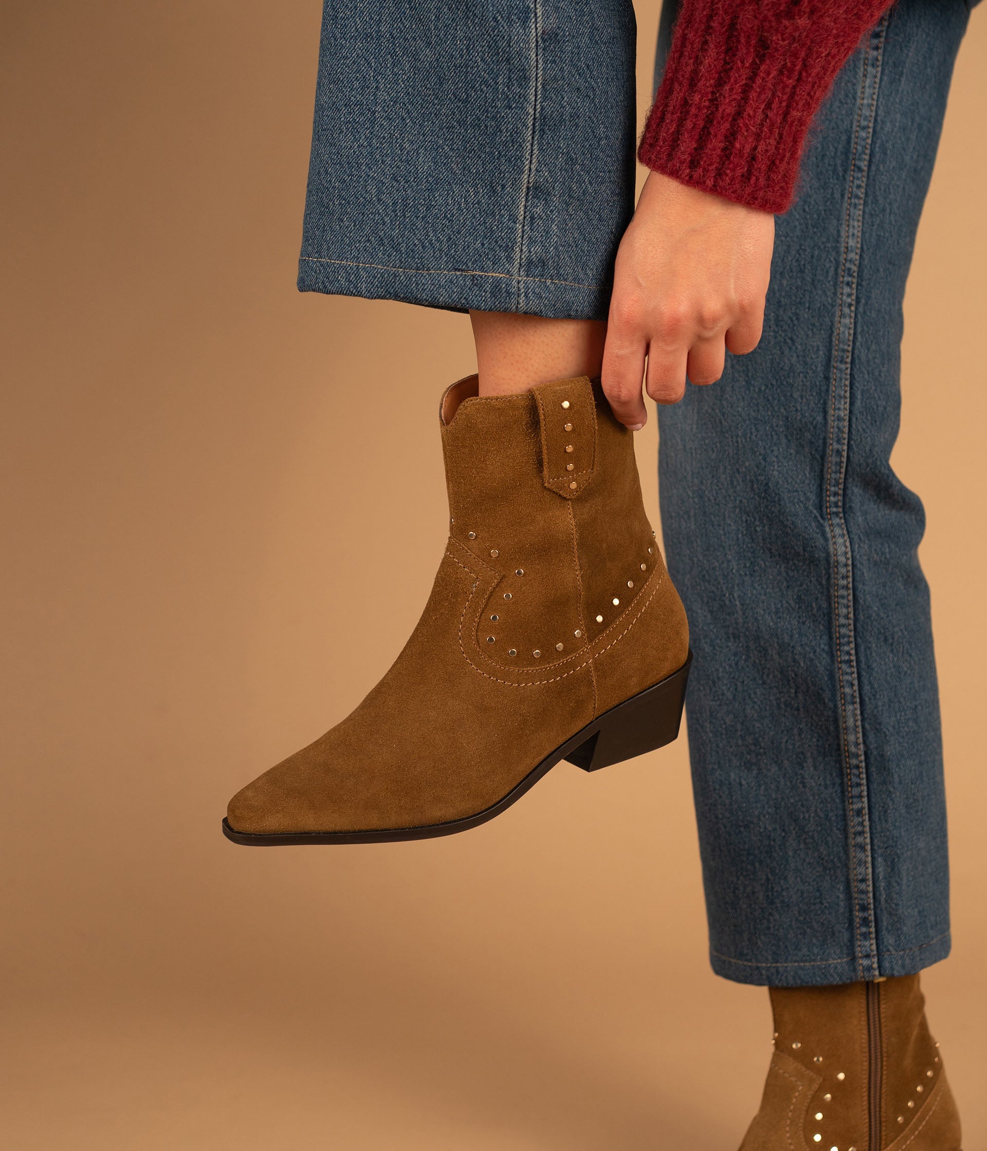 BOOTS MARGAUX TABAC