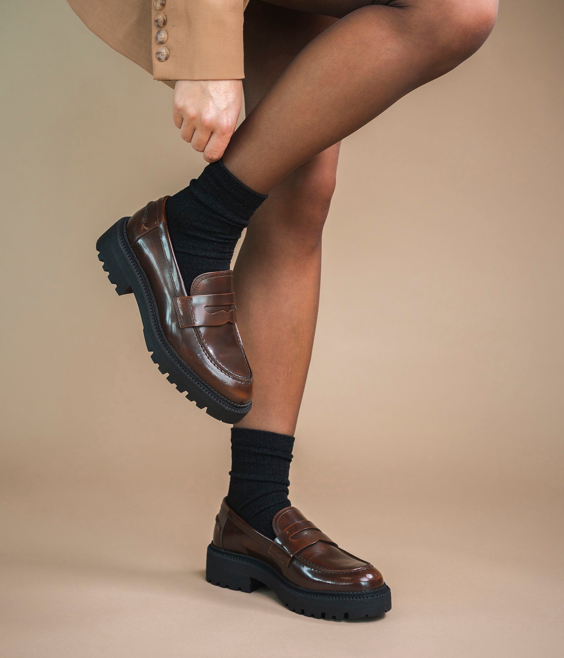 MOCASSIN AMALIA COGNAC