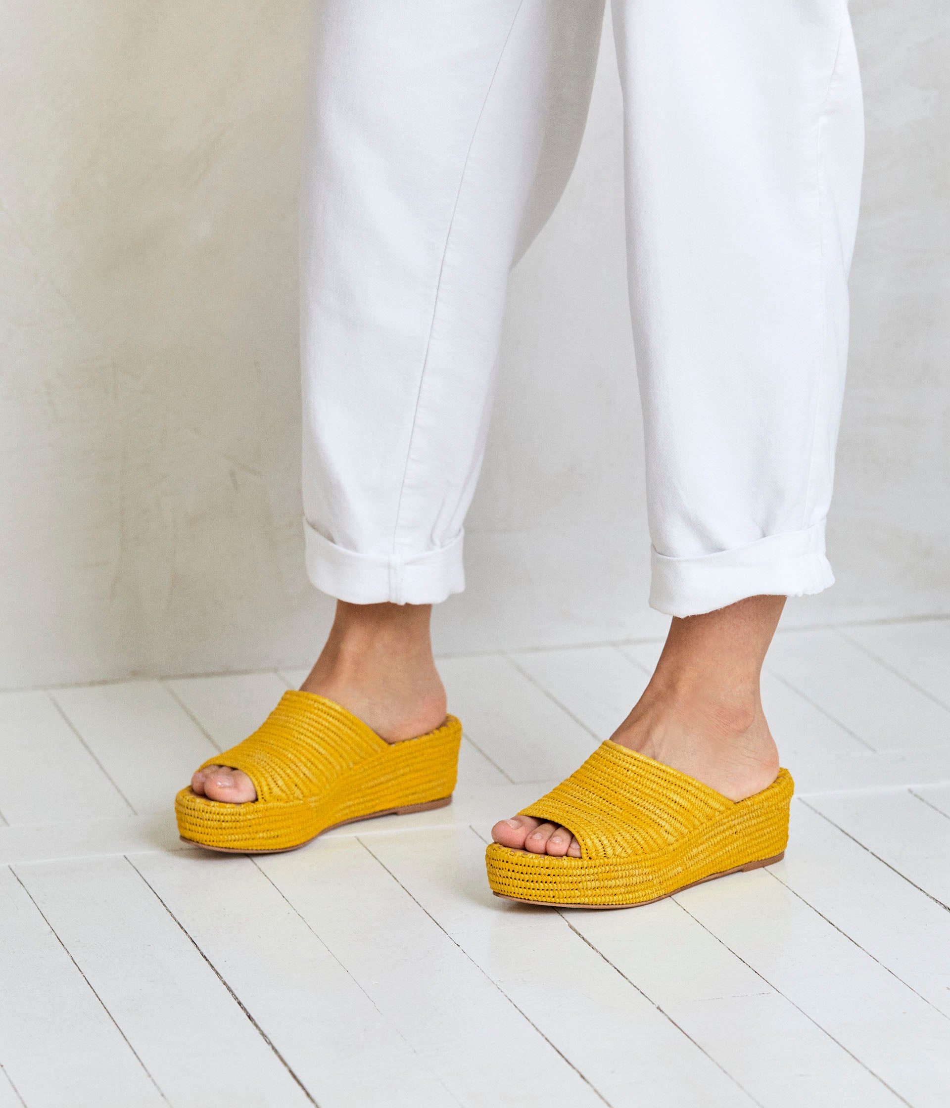 Mule HALIKA jaune