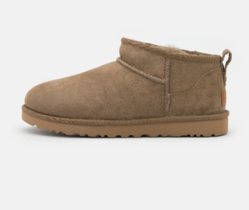Boots fourrées camel de seconde main