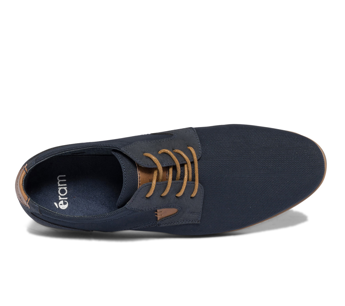 Derby confort marine en textile