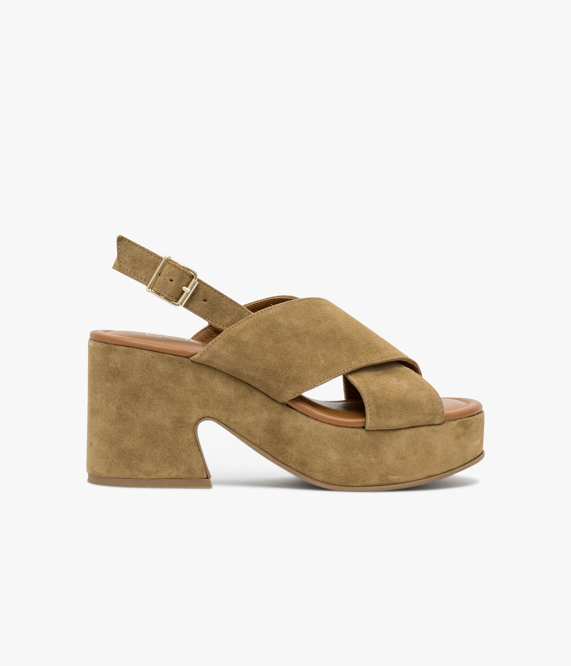 SANDALE PLUMA TABAC