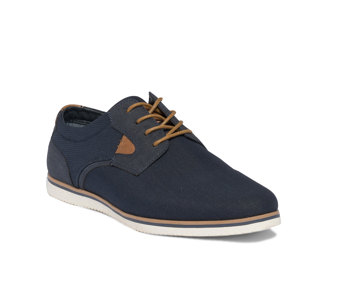 Derby confort marine en textile
