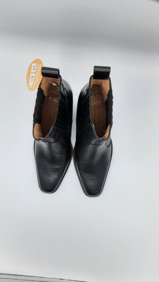 bottines noires de seconde  main