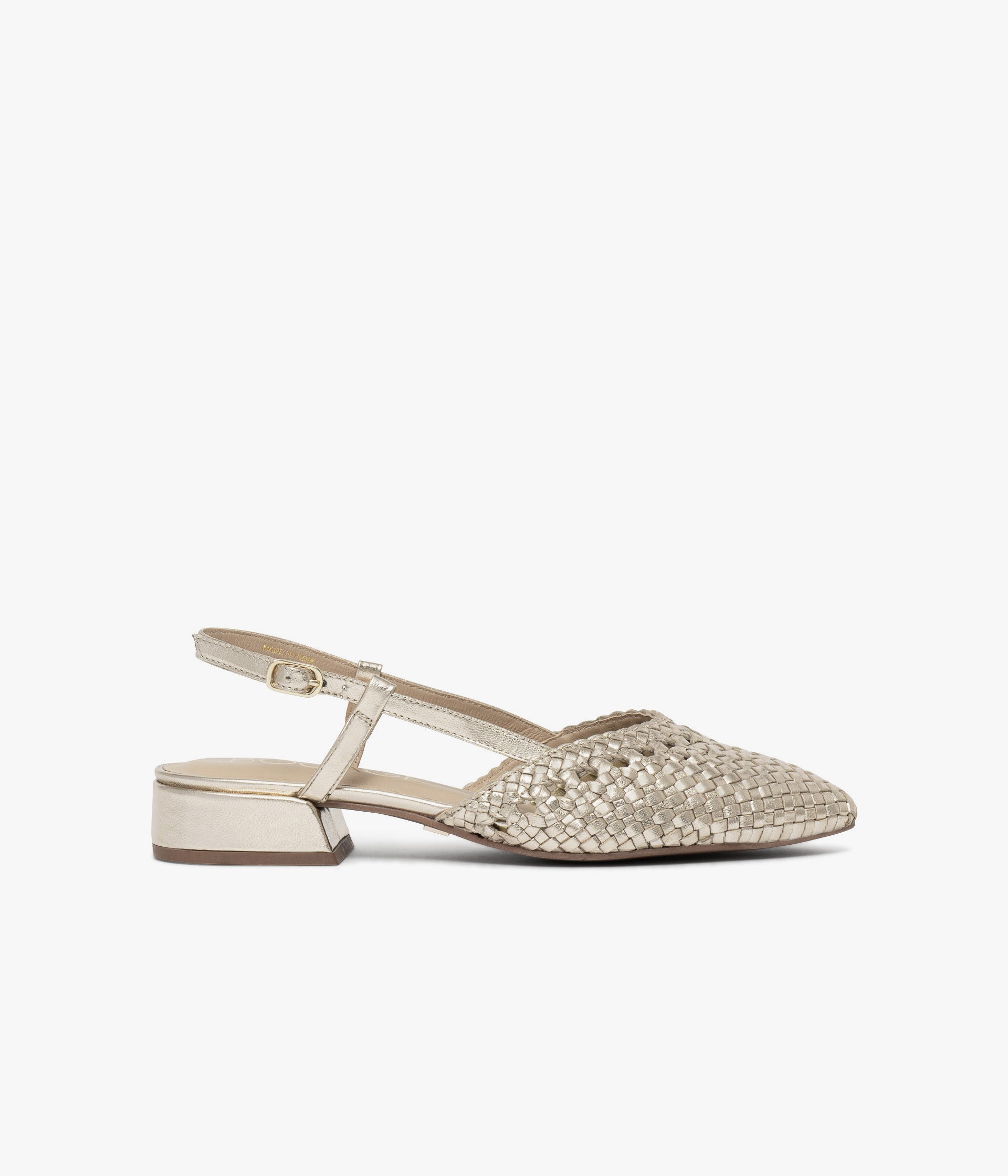 SLINGBACK SONIA PLATINE