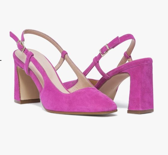 Slingbacks rose