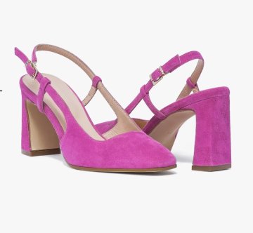 Slingbacks rose