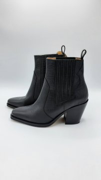 bottines noires de seconde  main