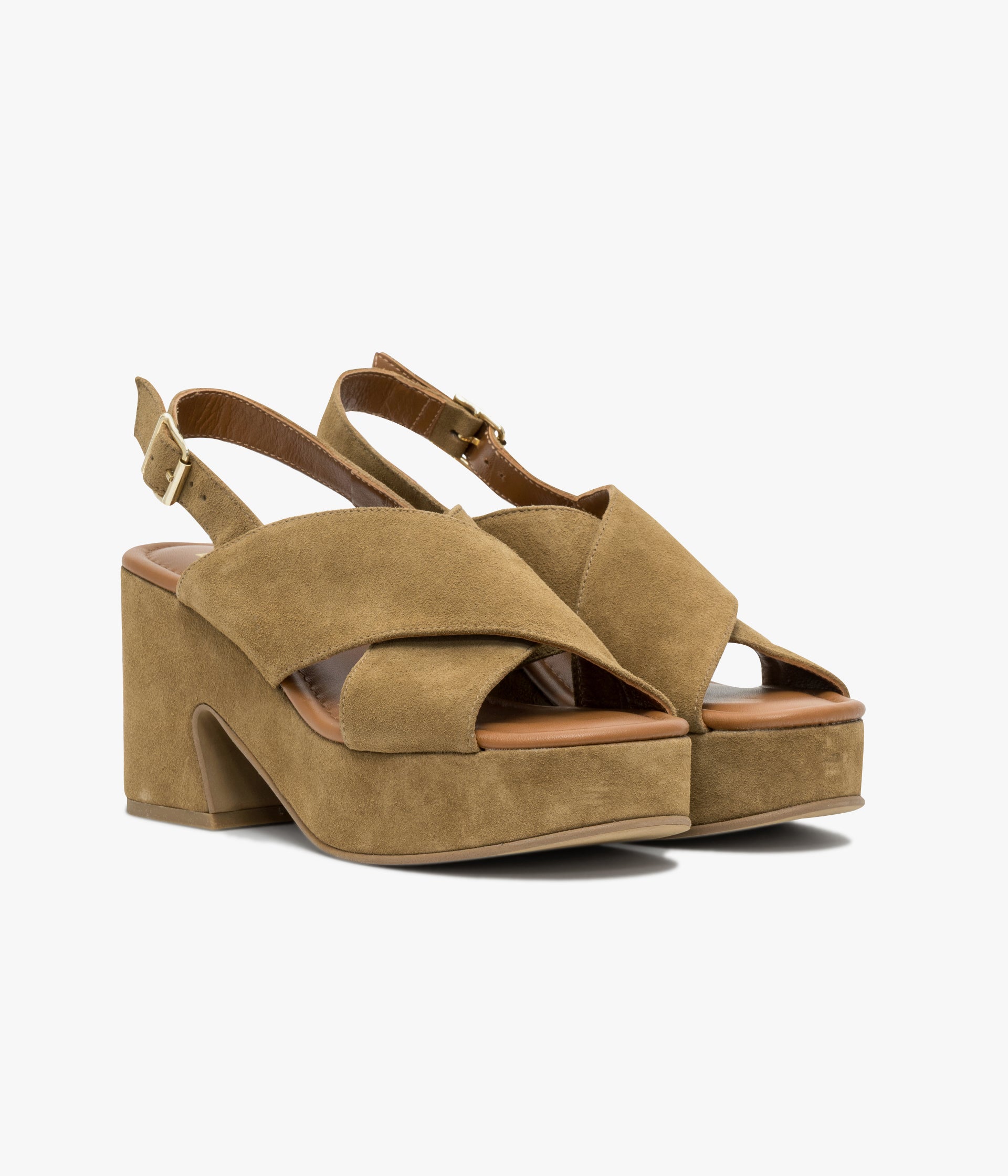 SANDALE PLUMA TABAC