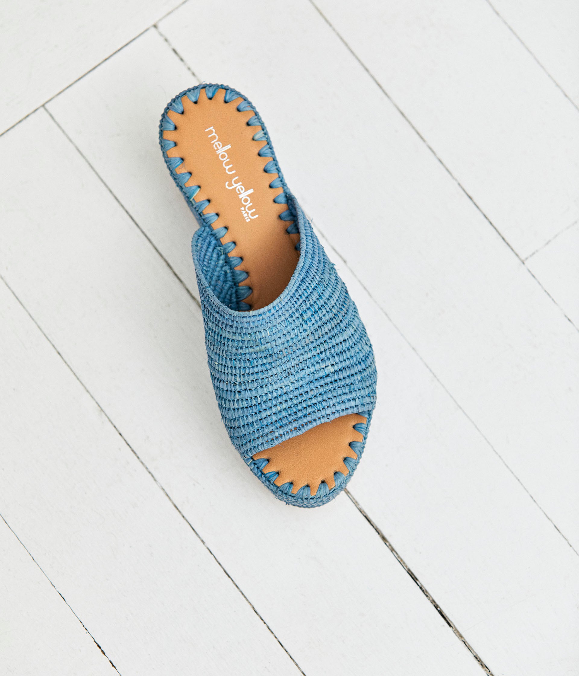 Mule HALIKA bleu