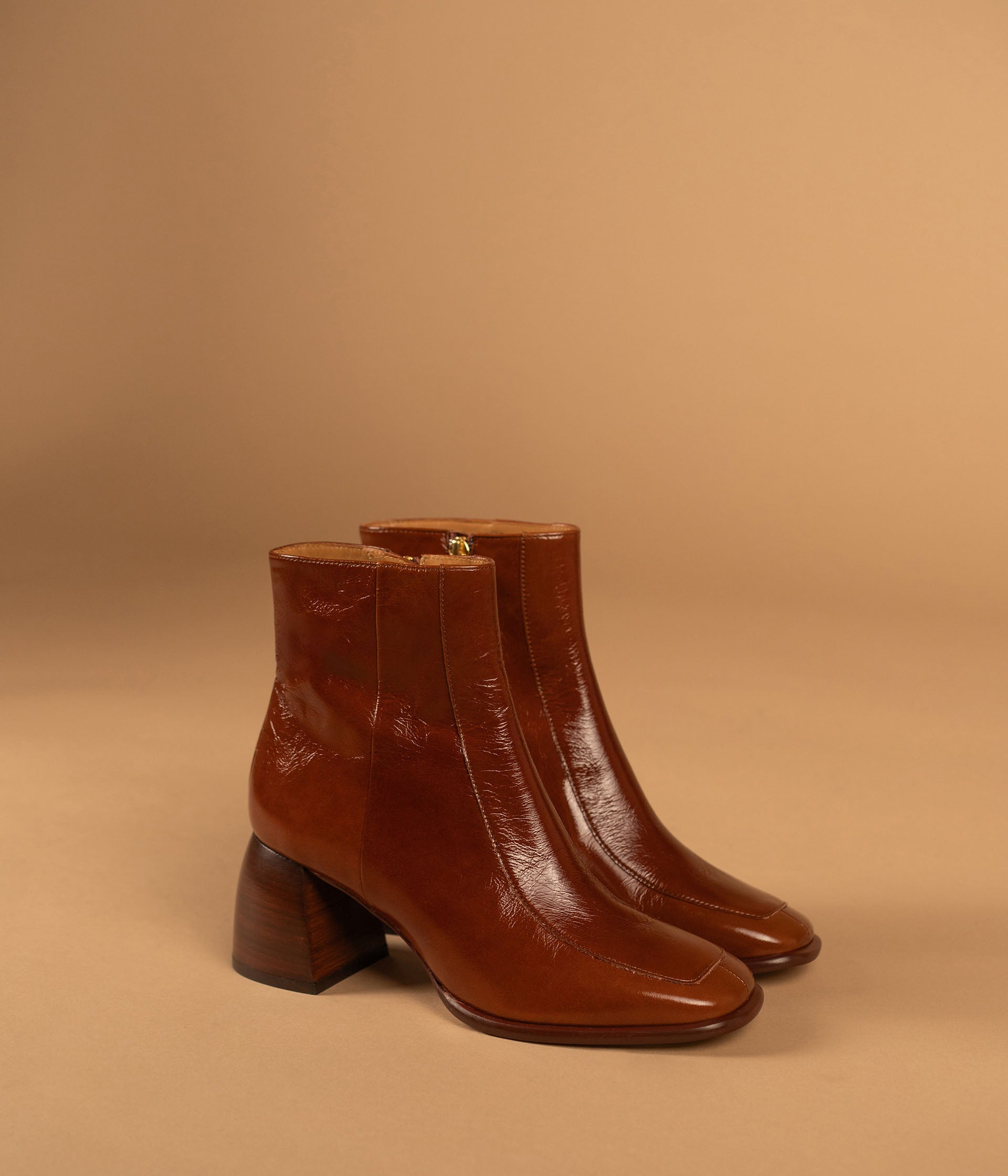 BOOTS TEA COGNAC VINTAGE