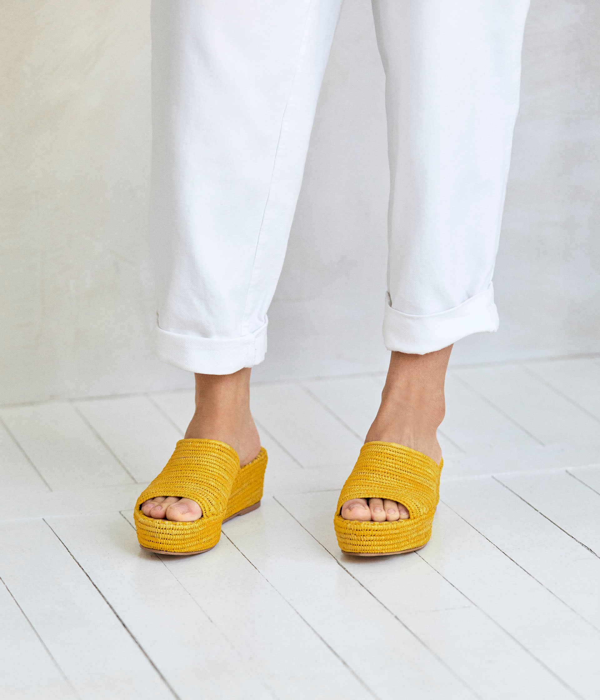 Mule HALIKA jaune